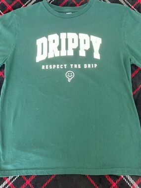 Eighty Eight Green "DRIPPY" Graphic Short Sleeve Tee